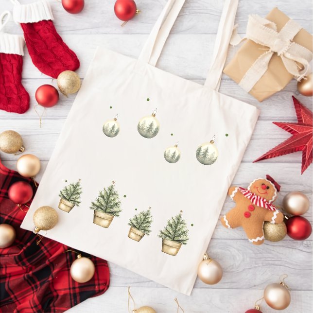 Snowman Christmas Holiday Tote Bag (Creator Uploaded)
