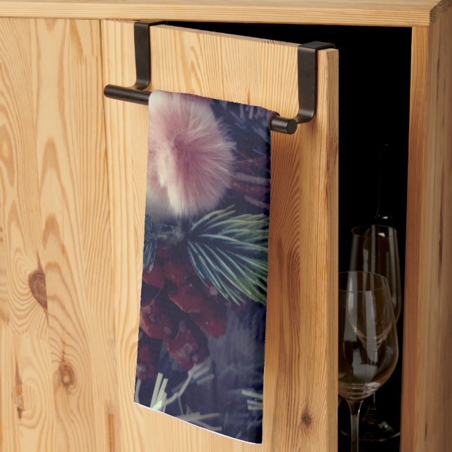 Snowman Christmas  Kitchen Towel (Thirds Fold)