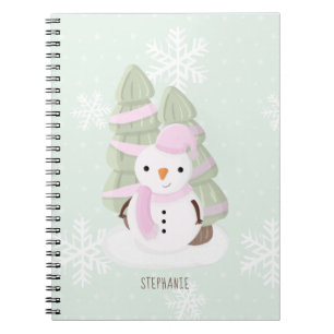 Snowman Christmas Notebook