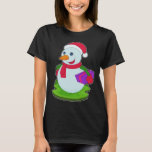 Snowman Christmas Package T-Shirt<br><div class="desc">This design is the perfect gift for a birthday, Christmas and other celebrations. It is suitable for women, men and kids.</div>