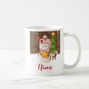 Snowman, Christmas Personalized Coffee Mug