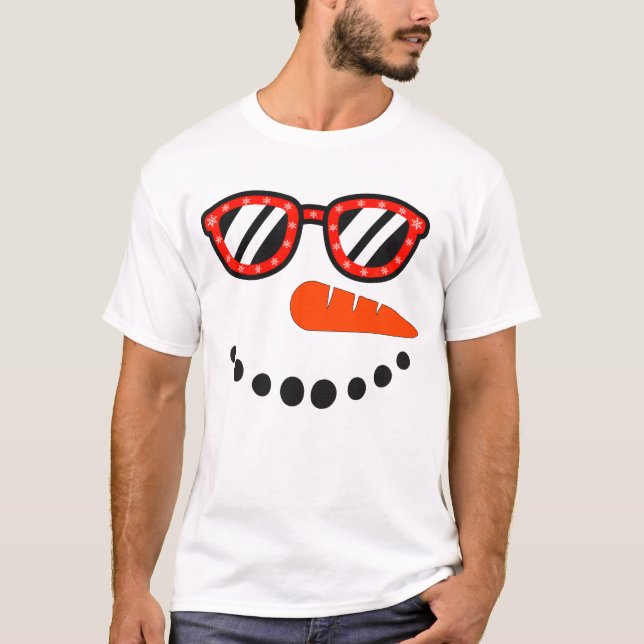 Snowman Christmas Shirts For Men Women Snowman  (Front)