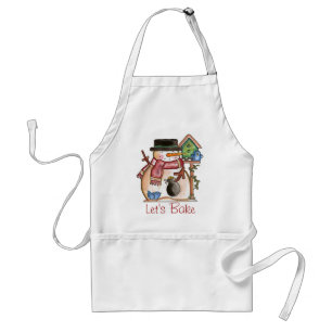 Snowman Christmas Standard Apron
