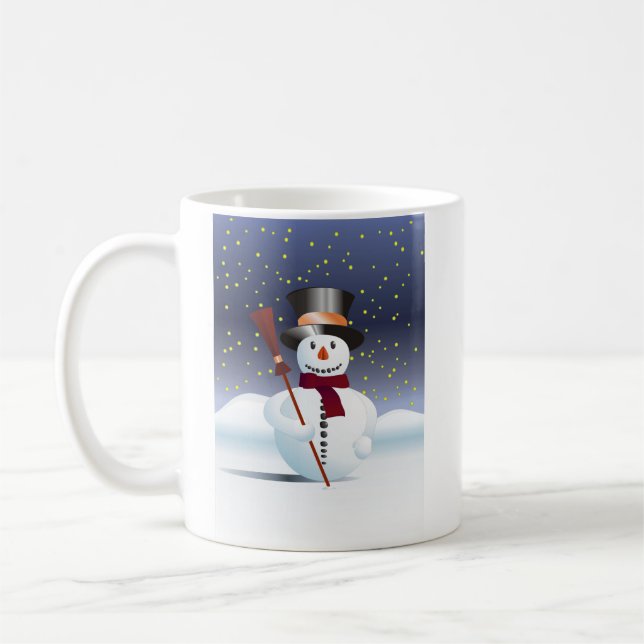 Snowman Coffee Mug (Left)