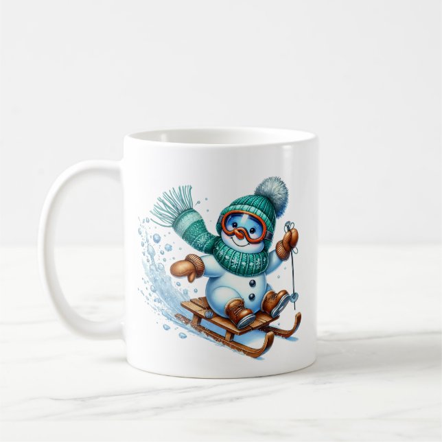 Snowman Coffee Mug (Left)