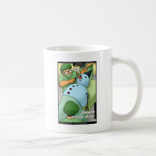 Snowman Cosmetic Surgery Funny Gifts Tees Cards Coffee Mug