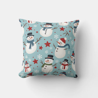  Snowman cushion