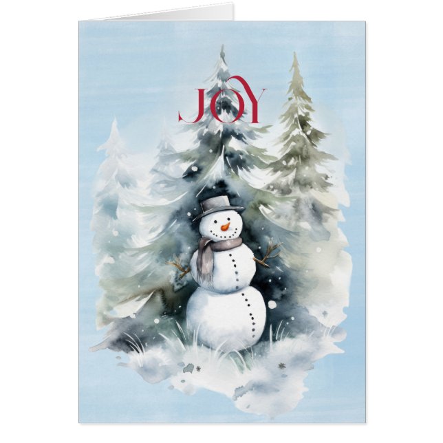 Snowman dans la forêt avec Red JOY (Devant)