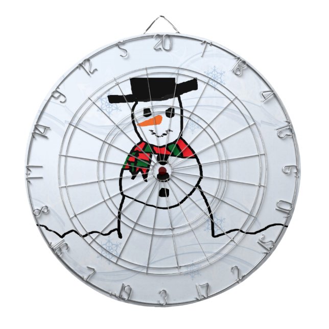 Snowman Dartboard (Front)
