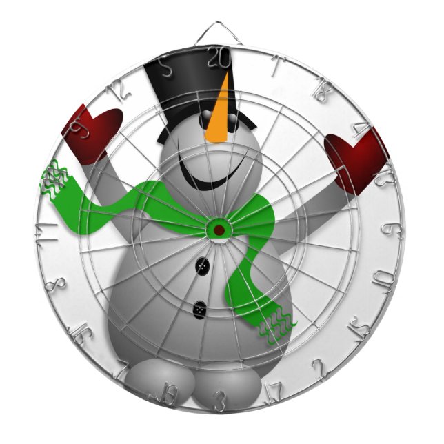 Snowman Dartboard (Front)