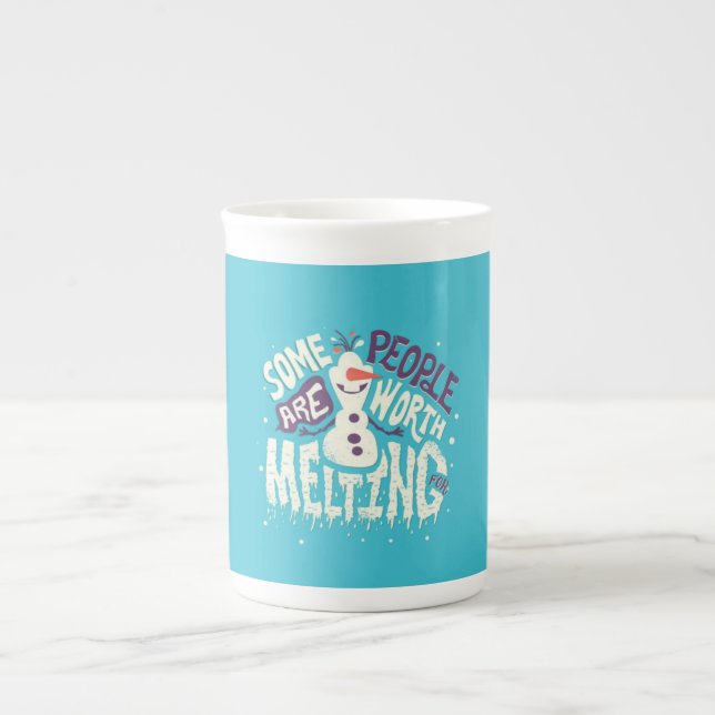 Snowman design bone china mug (Front)