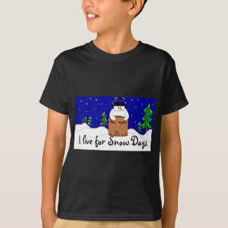 Snowman Drummer T-Shirt