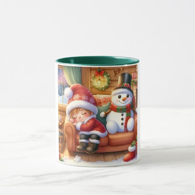 Snowman et amis Kids Christmas Mug (Centre)