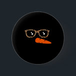 Snowman Face Carrot Nose Christmas Winter Cosplay  2 Inch Round Button<br><div class="desc">Snowman Face Carrot Nose Christmas Winter Cosplay Costume</div>