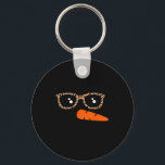 Snowman Face Carrot Nose Christmas Winter Cosplay  Keychain<br><div class="desc">Snowman Face Carrot Nose Christmas Winter Cosplay Costume</div>