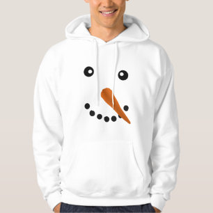 SNOWMAN FACE HOODIE