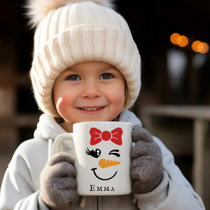 Snowman Face Mug 