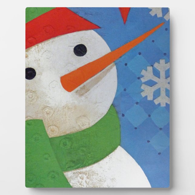 Snowman Face Plaque (Front)
