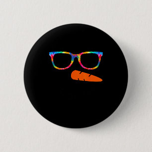 Snowman Face Shirt Womens Eyelashes Gle Tie Dye Ch 2 Inch Round Button