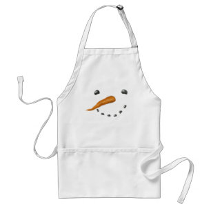 SNOWMAN FACE STANDARD APRON