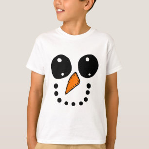 Snowman Face T-Shirt