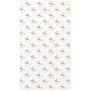 SNOWMAN FACE TABLECLOTH