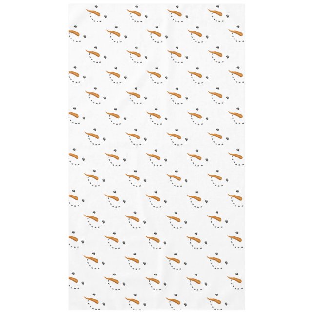 SNOWMAN FACE TABLECLOTH (Front)
