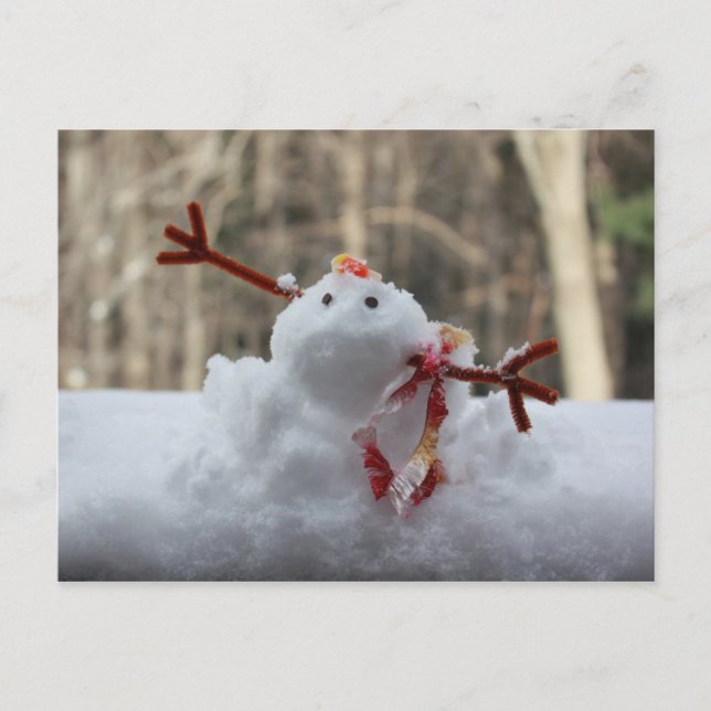 Snowman Fail Postcard (Front)