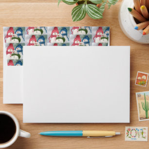 SNOWMAN FAMILY ENVELOPE