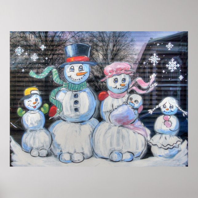 Snowman Family Poster (Front)