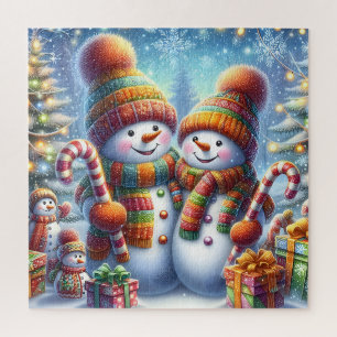 Snowman Family Puzzle