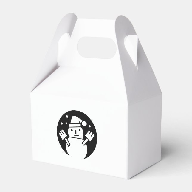 snowman favor box (Front Side)