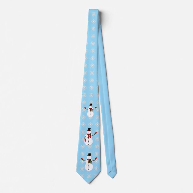 snowman festival tie (Front)