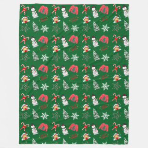 Snowman Fleece Blanket