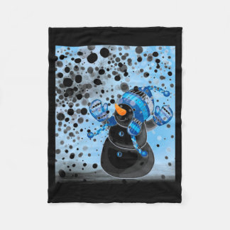 Snowman  fleece blanket
