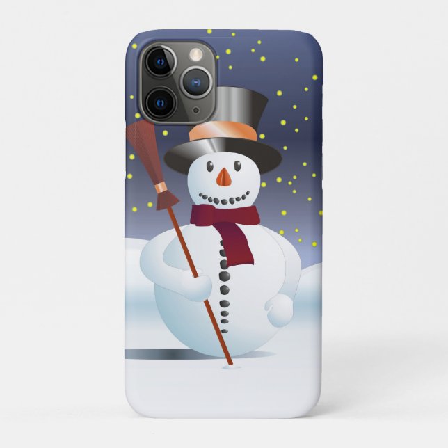 Snowman for Xmas iPhone 7 Case (Back)
