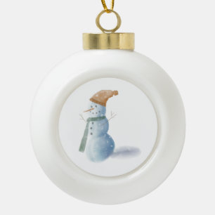 Snowman Framed Ornament