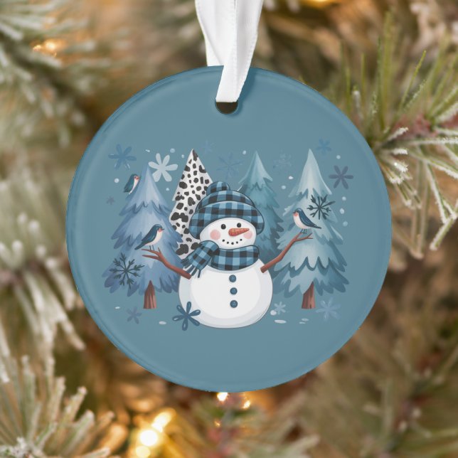 Snowman Funny Christmas Xmas Holiday Trees (Arbre)