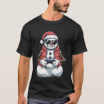 Snowman Gamer Christmas Holiday Video Games Gaming T-Shirt<br><div class="desc">Snowman Gamer Christmas Holiday Video Games Gaming Xmas</div>