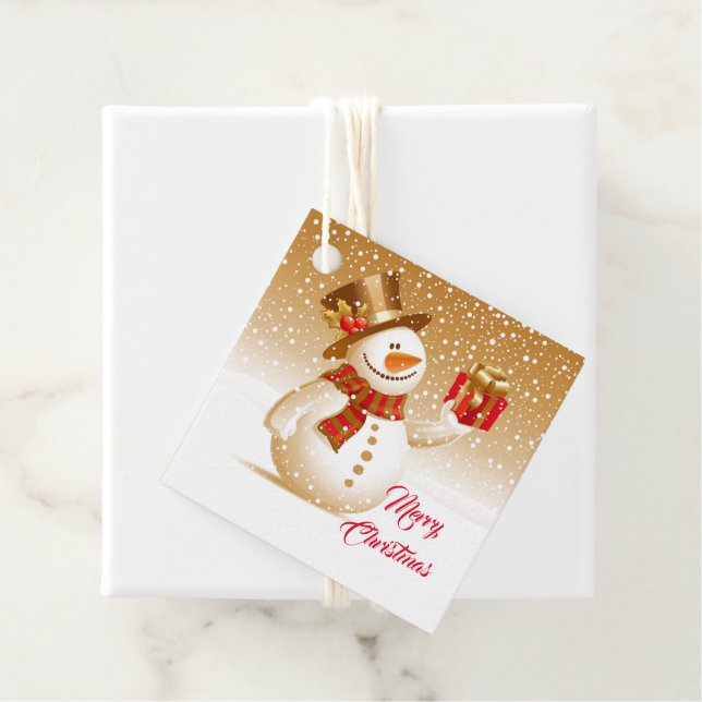 Snowman Gift Tags (In Situ)