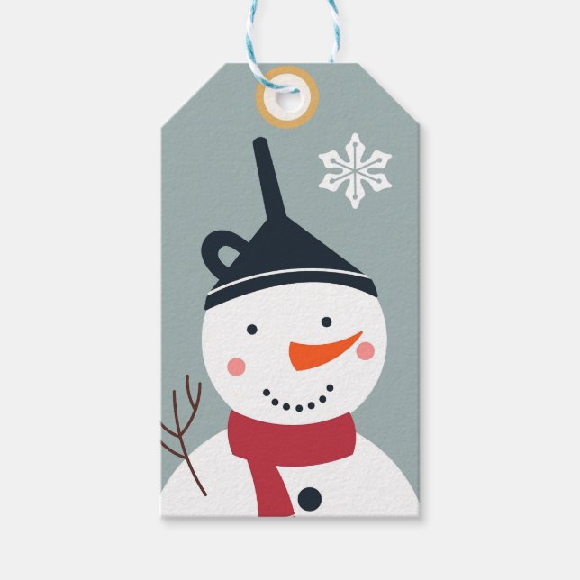 Snowman Gift Tags (Front)