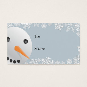 Snowman Gift Tags