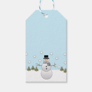 snowman gift tags