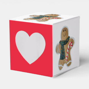 Snowman gingerbread  favour box