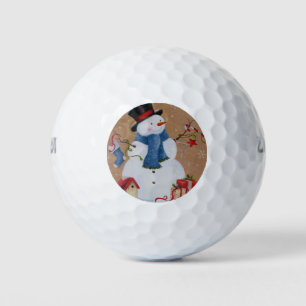 Snowman Golf Balls