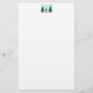 Snowman Greetings Stationery