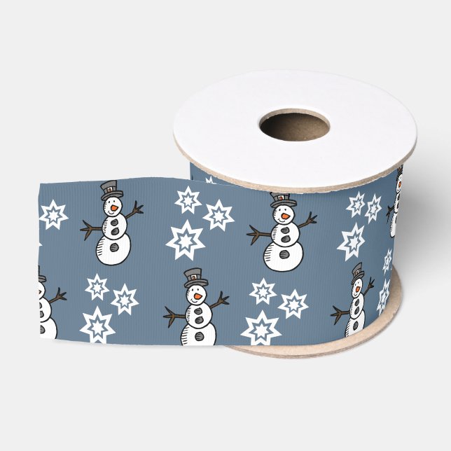 Snowman Grosgrain Ribbon (Spool)