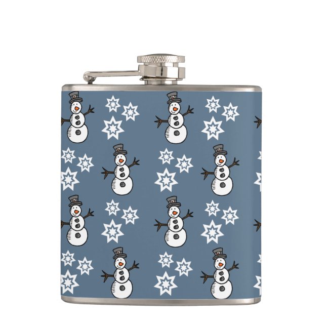 Snowman Hip Flask (Front)