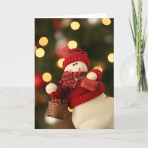 Snowman Holiday Card