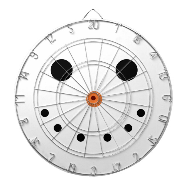 Snowman Holiday Dartboard (Front)